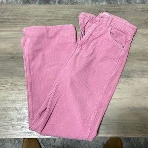 Zara pink corduroy pants
